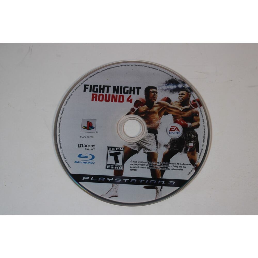 Fight Night Round 4 (Sony PlayStation 3, 2009, PS3) Disc Only, Tested/works